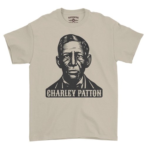 Charley Patton Wood Cut T-Shirt - Classic Heavy Cotton