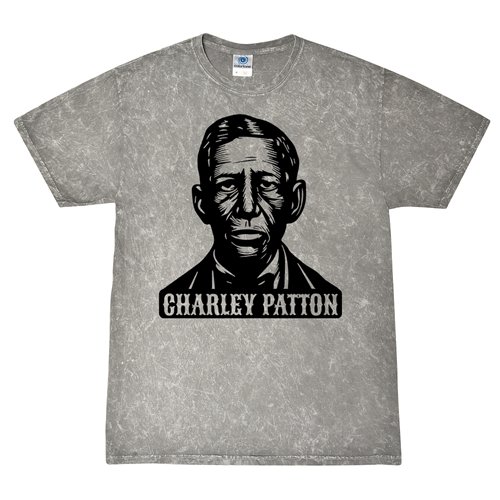 Charley Patton Wood Cut T-Shirt - Gray Mineral Wash