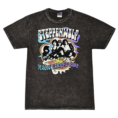 Steppenwolf Magic Carpet Ride T-Shirt - Black Mineral Wash