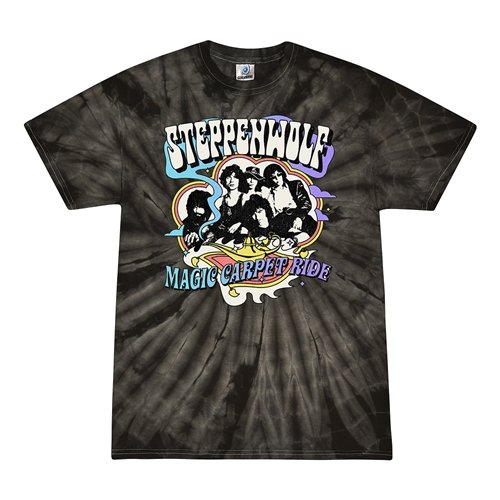 Steppenwolf Magic Carpet Ride Tie-Dye T-Shirt - Black
