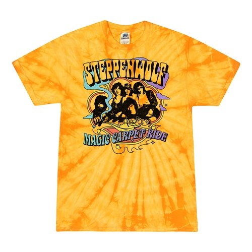Steppenwolf Magic Carpet Ride Tie-Dye T-Shirt - Yellow