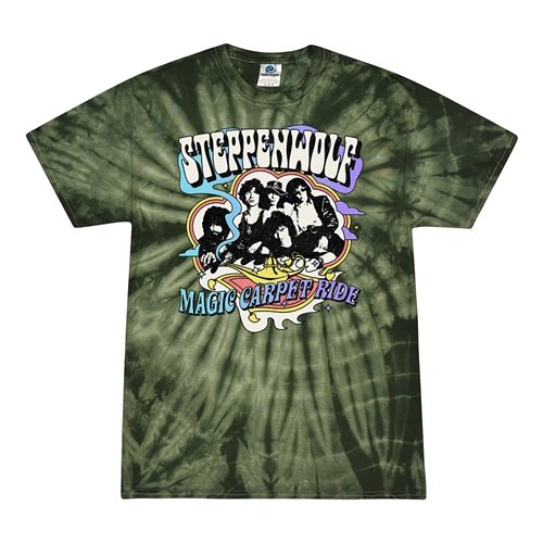 Steppenwolf Magic Carpet Ride Tie-Dye T-Shirt - Green