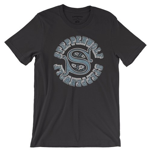 Steppenwolf Round Logo T-Shirt - Lightweight Vintage Style