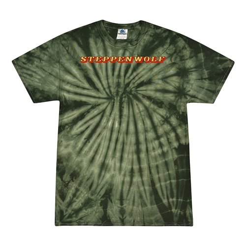 Steppenwolf Logo Tie-Dye T-Shirt - Green