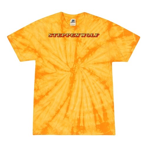 Steppenwolf Logo Tie-Dye T-Shirt - Yellow