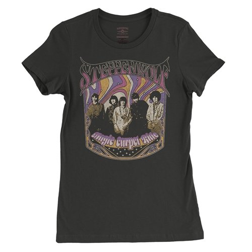 Steppenwolf Psychedelic Magic Carpet Ride Ladies T Shirt - Relaxed Fit