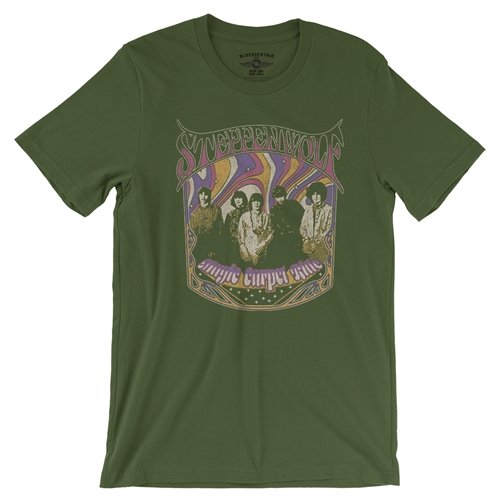 Steppenwolf Psychedelic Magic Carpet Ride T-Shirt - Lightweight Vintage Style