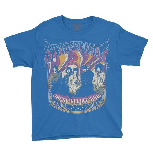 Steppenwolf Psychedelic Magic Carpet Ride Youth T-Shirt - Lightweight Vintage Children & Toddlers