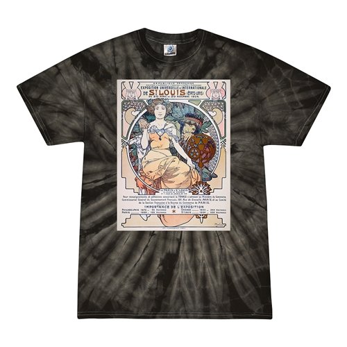 St Louis World's Fair Tie-Dye T-Shirt - Black