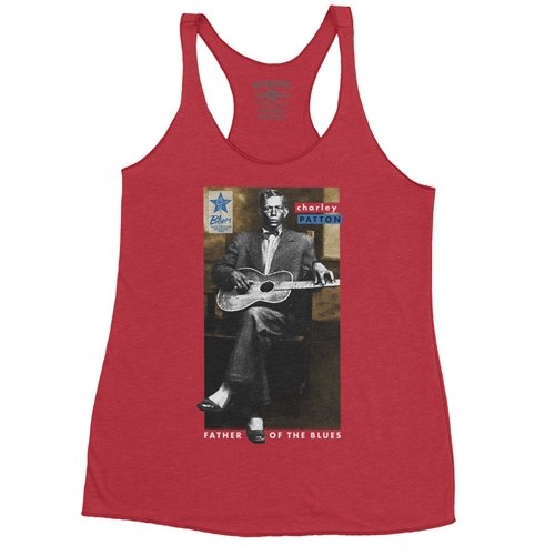 Ltd. Ed. Blues Hall of Fame Charley Patton Racerback Tank - Women's