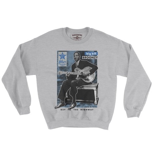 Ltd. Ed. Blues Hall of Fame Big Bill Broonzy Crewneck Sweatshirt