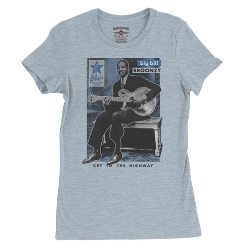 Ltd. Ed. Blues Hall of Fame Big Bill Broonzy Ladies T Shirt - Relaxed Fit