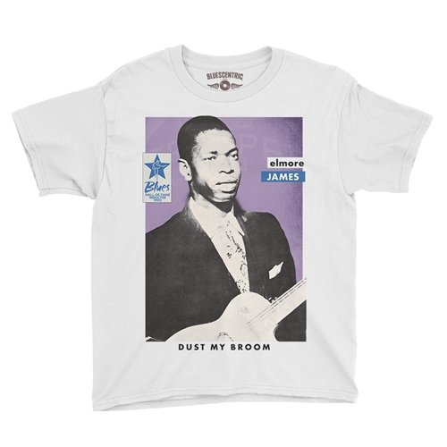 Ltd. Ed. Blues Hall of Fame Elmore James Youth T-Shirt - Lightweight Vintage Children & Toddlers
