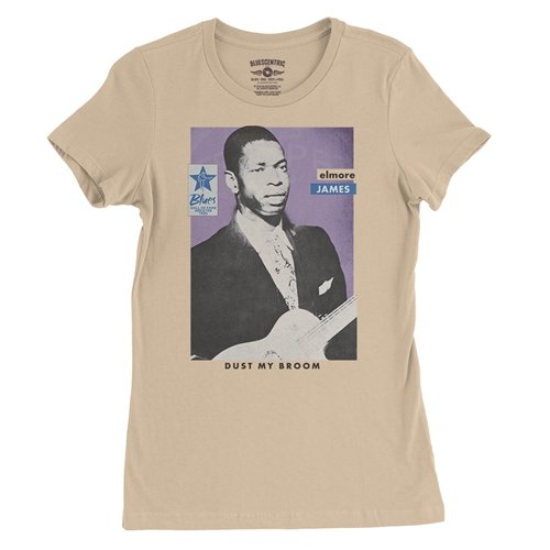 Ltd. Ed. Blues Hall of Fame Elmore James Ladies T Shirt - Relaxed Fit