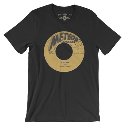 Meteor Records Vinyl Record T-Shirt - Lightweight Vintage Style