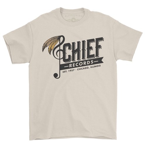 Chief Records Feather T-Shirt - Classic Heavy Cotton