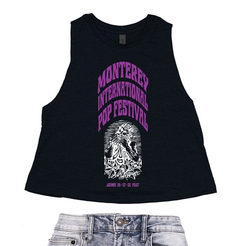 Ltd. Edition Monterey International Pop Festival Racerback Crop Top - Women's