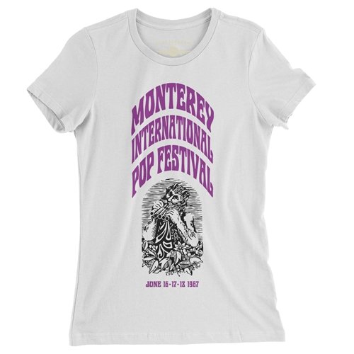 Ltd. Edition Monterey International Pop Festival Ladies T Shirt