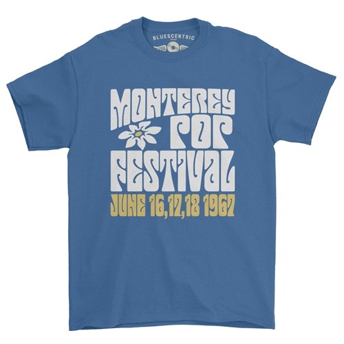 Monterey Pop Festival Flower T-Shirt - Classic Heavy Cotton