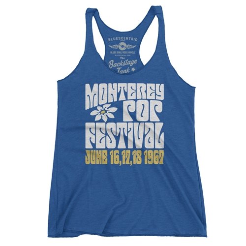 Monterey Pop Festival Flower Racerback Tank - Women's