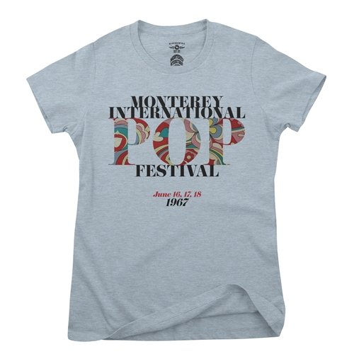 Small Batch Monterey Pop Festival Ladies T Shirt - Hippie Edition