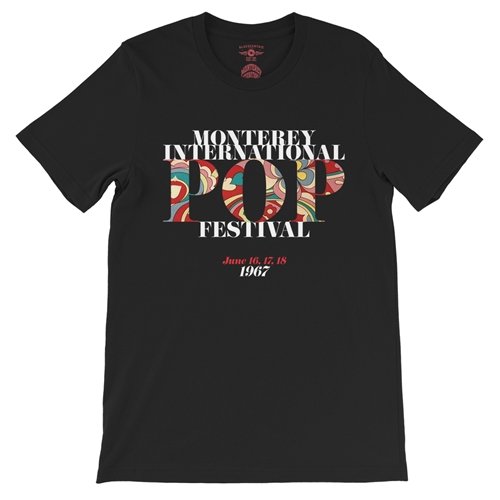 Small Batch Monterey Pop Festival T-Shirt - Hippie Edition - Lightweight Vintage Style