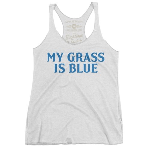 My Grass Is Blue Racerback Tank - Women's