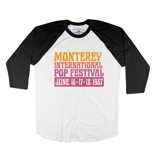Monterey Pop Festival 1967 Baseball T-Shirt