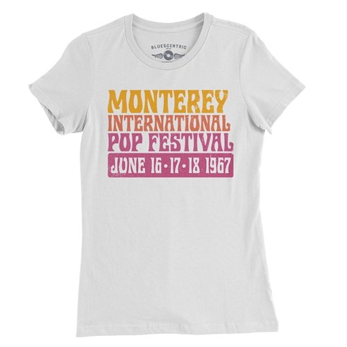 Monterey Pop Festival 1967 Ladies T Shirt