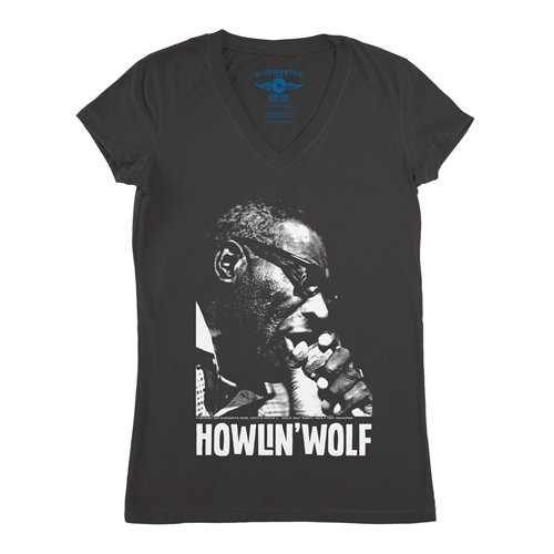Graphic Howlin Wolf 1974 V-Neck T Shirt - Women's