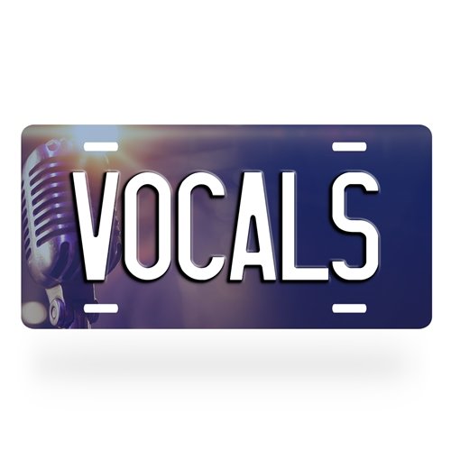 Vocalist License Plate