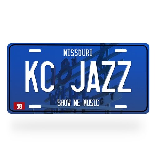 KC Jazz License Plate