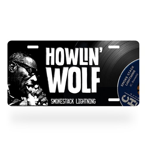 Howlin Wolf License Plate