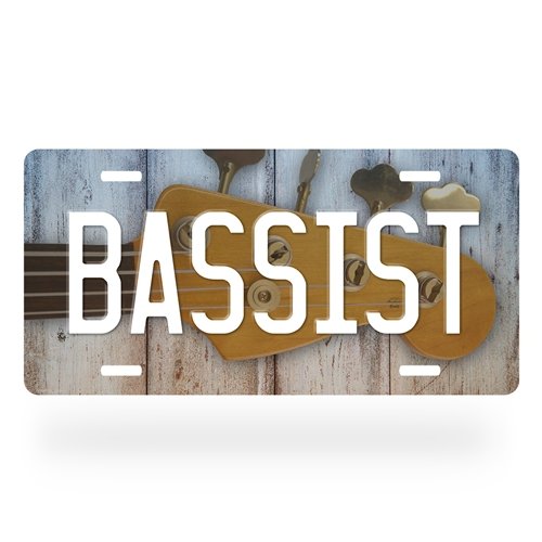 Bassist License Plate
