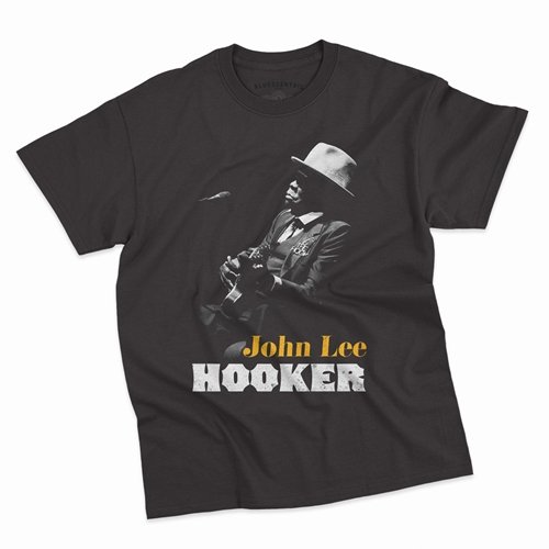 Graphic John Lee Hooker Silhouette T-Shirt - Classic Heavy Cotton