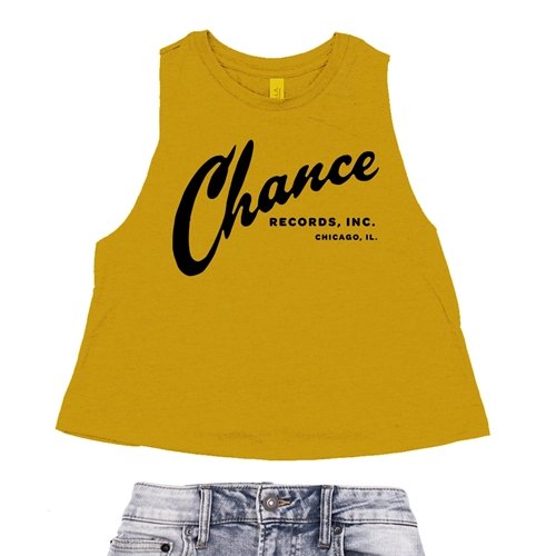 Chance Records Racerback Crop Top - Women's