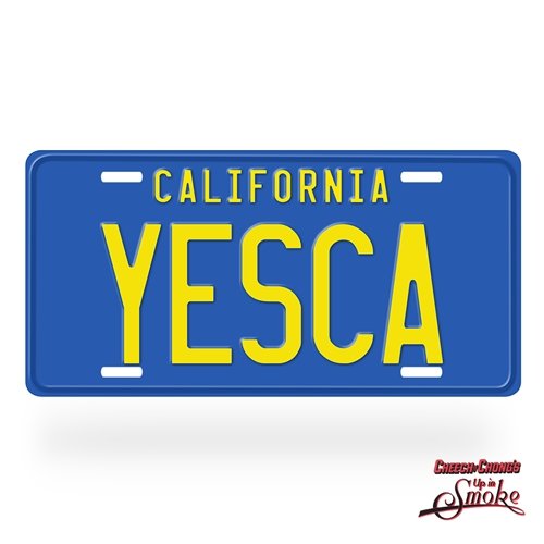 Cheech and Chong's Up In Smoke YESCA License Plate