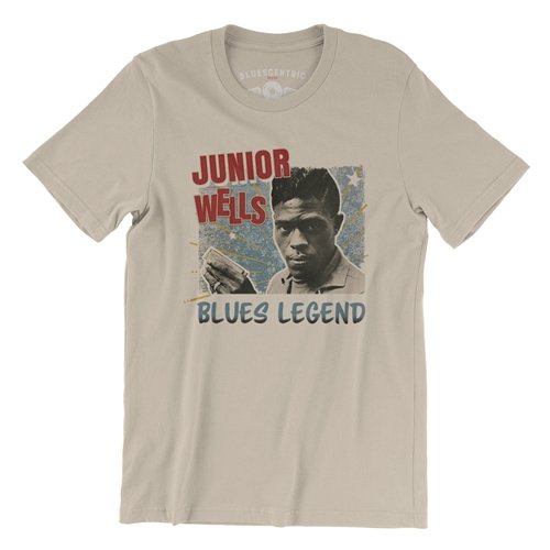 Junior Wells Blues Legend T-Shirt - Lightweight Vintage Style