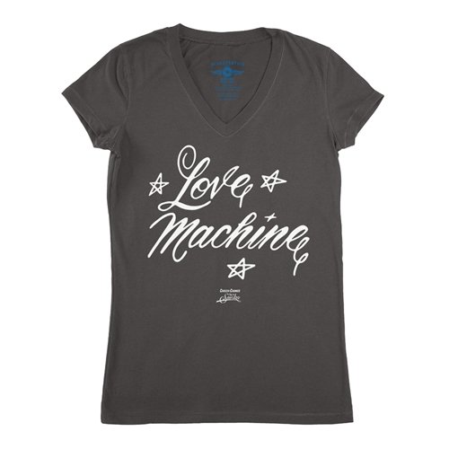 Cheech and Chong's Up In Smoke Love Machine V-Neck T Shirt - Women's