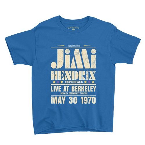Jimi Hendrix Live at Berkeley Youth T-Shirt - Lightweight Vintage Children & Toddlers