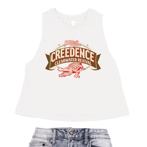 CCR Gator Racerback Crop Top - Women's