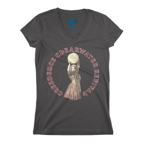 CCR Mardi Gras V-Neck T Shirt - Women's