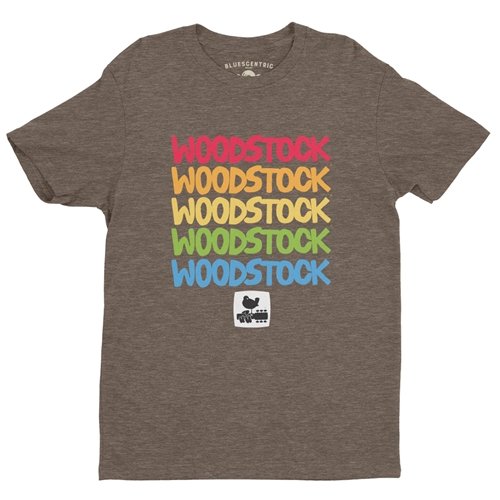 Woodstock Rainbow T-Shirt - Lightweight Vintage Style