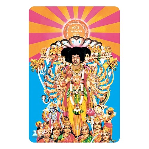 Axis Bold as Love Jimi Hendrix Aluminum Sign - 8 x 12 in