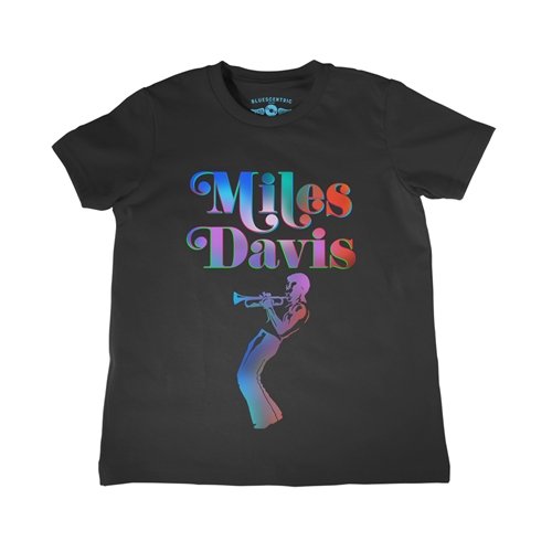 Miles Davis Neon Youth T-Shirt - Lightweight Vintage Children & Toddlers