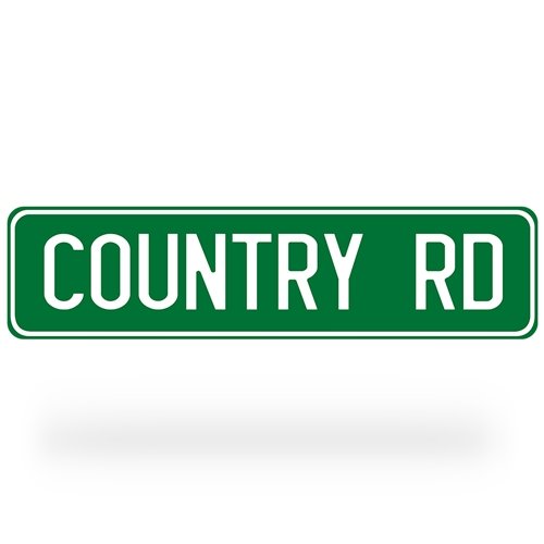Country Road Street Sign