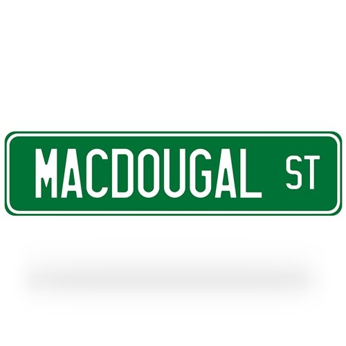 Macdougal Street Sign
