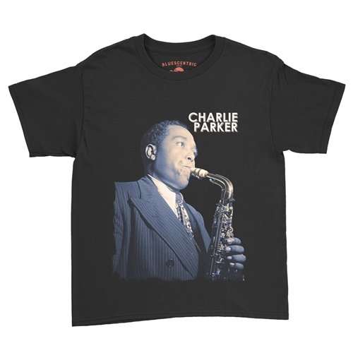 Colorized Charlie Parker Youth T-Shirt - Lightweight Vintage Children & Toddlers