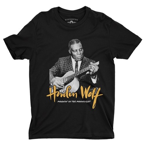 Howlin Wolf Moanin in the Moonlight T-Shirt - Lightweight Vintage Style