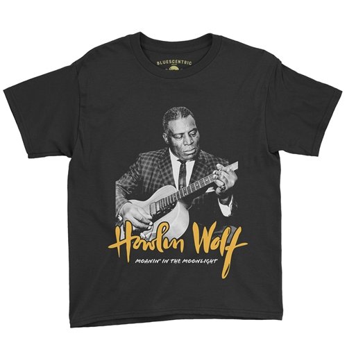 Howlin Wolf Moanin in the Moonlight Youth T-Shirt - Lightweight Vintage Children & Toddlers